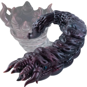 เครื่องช่วยสำเร็จความใคร่ชาย GEEBA Monster Worm Pussy ทำจากซิลิโคน รูปทรงช่องคลอด ของเล่นทางเพศแบบใช้ปากสำหรับผู้ชาย - Product Image 1