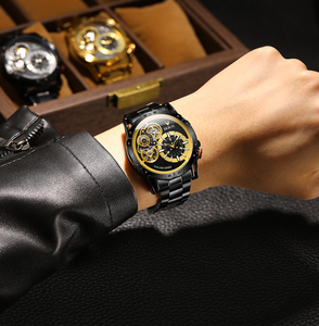 Montre homme SKROX, quartz et automatique, design tendance - Product Image 6
