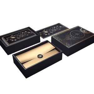 Cartas de tarot de borde dorado, tarjetas de cubierta personalizadas, grandes, gitanas, Tarot, venta al por mayor - Product Image 2