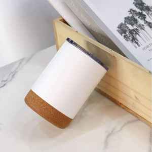 12oz Stainless Steel Cork Bottom Vacuum Tumbler 6-12 Hours Insulation Leak-Proof Eco-Friendly Portable <b>Coffee</b> & Beer Cup - Product Image 4
