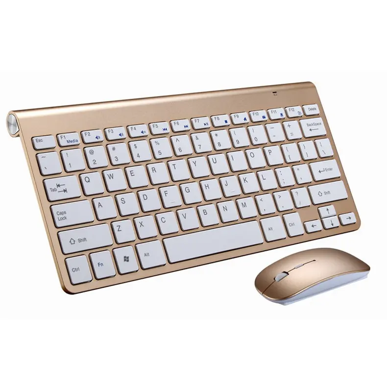 Miniteclado y ratón inalámbrico portátil, conjunto de teclado para oficina y hogar, 2,4G