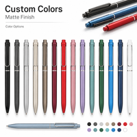 Stylo Gel Rétractable à Encre Gel 0,5 mm, Écriture Fluide, Logo Personnalisé, Fournitures de Bureau et Scolaires, OEM