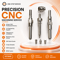 Connecteurs de sondes de capteur usinés sur mesure par CNC - Acier inoxydable haute précision pour arbres tournés, usinage moleté diamanté