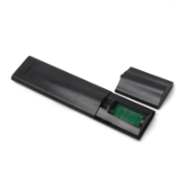 Télécommande intelligente infrarouge sans fil 2,4 G BLE à 46 touches noires avec commande vocale, en matériau ABS, portée de 10 m, certifiée ROHS