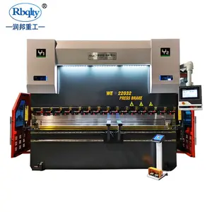 Fábrica Rbqlty, 160 toneladas, 250 toneladas, 3200 máquinas dobladoras, máquina plegadora hidráulica CNC con controlador DA53T