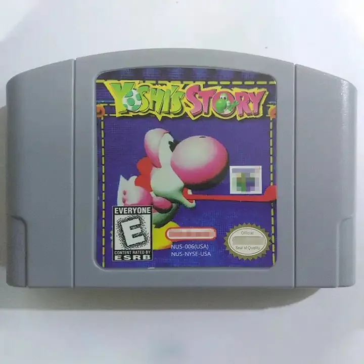 Yoshis Story N64 Game Cartridge Kaart Voor Nintendo 64 Us Versie