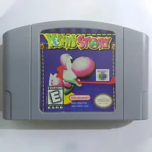 Pijat kartu permainan Yoshis Story N64 untuk Nintendo 64 versi US