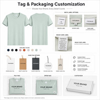 Toptan Özel Etiketli Erkek Tişörtü 300g Ağır Siklet Sea Island Pamuk Karışımı Lüks Baskısız Tişört Yüksek Esneklik S-4XL OEM Özel Üretim