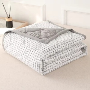 Trapuntino Estivo a Quadri in Poliestere Lavato, Coperta Sottile per Aria Condizionata, <span class=keywords><strong>Copriletto</strong></span> per Letto Singolo, <span class=keywords><strong>Matrimoniale</strong></span>, Queen, King - Product Image 4