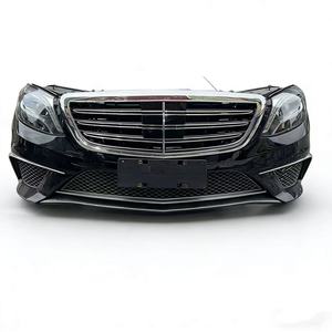 Nariz Delantera Completa Usada para <span class=keywords><strong>Mercedes</strong></span> Benz <span class=keywords><strong>Clase</strong></span> <span class=keywords><strong>S</strong></span> W222 S65 <span class=keywords><strong>AMG</strong></span> 2014-2017 OE #   A2228802447 con Faros Delanteros y Ventilador del Radiador - Product Image 3