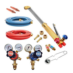 Kit de torche de découpe au gaz oxyacétylène-propane en cuivre avec tuyau de découpe à flamme puissante et régulateur pour outils de soudage et de découpe - Product Image 4