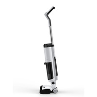 Nettoyeur de sols portatif à double réservoir, auto-nettoyant, avec séchage à air chaud à 180 degrés, pour usage domestique, avec filtre HEPA, pour nettoyage humide/sec