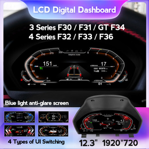 MEKEDE 12,3 "Linux Car LCD Dashboard <span class=keywords><strong>Display</strong></span> Panel para BMW F30 F31 F34 F32 F33 F36 Original Car Digital Cluster Instrument <span class=keywords><strong>Speed</strong></span> - Product Image 2