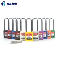 Vente en gros de cadenas de sécurité durable de 76mm en acier cadenas de sécurité avec clé principale