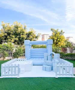 Ensemble d'équipement de jeu doux en mousse intérieure et extérieure pourpre <span class=keywords><strong>lilas</strong></span> et <span class=keywords><strong>blanc</strong></span> avec videur gonflable pour mariages style élégant - Product Image 5