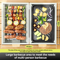 Barbecue au charbon de bois pliable, compact, durable, portable, léger et réutilisable pour les fêtes de plein air, les festivals, le camping, la plage et les pique-niques