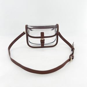 Sac à bandoulière transparent en PVC imperméable à imprimé léopard, petit sac à bandoulière pour téléphone portable pour femmes, été - Product Image 4