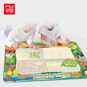 Toile <span class=keywords><strong>magique</strong></span> à l'eau HW pour enfants, couverture de peinture et d'écriture, graffiti à l'eau transparente, jouet éducatif pour l'apprentissage précoce, apprentissage des motifs - Product Image 2