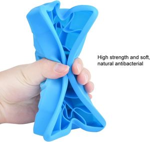 Moules à glaçons en <span class=keywords><strong>silicone</strong></span> avec <span class=keywords><strong>couvercle</strong></span> pour congélateur, amovibles et empilables, 15/24 glaçons par <span class=keywords><strong>bac</strong></span> - Product Image 4