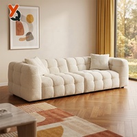 Canapé moderne minimaliste en mousse haute densité 30D compressée sous vide pour petit salon/appartement, nouveau modèle 2026 personnalisable