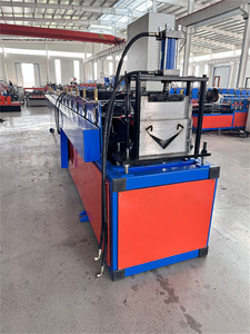 Used Galvanized Metal Roof Ridge Capping Bending Top Hat <b>Tile</b> <b>Cover</b> Cold Roll Forming Machine PLC Steel PPGI Roller Motor - Product Image 2