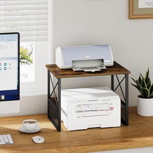 <b>Desktop</b> <b>Shelf</b> Microwave Oven Rack With Storage Space For Kitchen Countertop Organization - Product Image 5