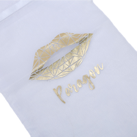 Emballage transparent de haute qualité Organza Cordon Bonbons Bijoux Sac en maille Conception personnalisée Logo Réutilisable sac cadeau en organza transparent