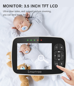 Moniteur intelligent sans fil pour bébé, à infrarouge, Vision nocturne, intelligente, produits de sécurité, pour <span class=keywords><strong>nounou</strong></span>, <span class=keywords><strong>nounou</strong></span>, à bas <span class=keywords><strong>prix</strong></span>, nouvelle collection 2020 - Product Image 4
