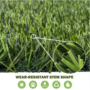 Gazon artificiel A1 30 mm, gazon <span class=keywords><strong>synthétique</strong></span> stabilisé aux UV, antidérapant, éco-responsable, tapis <span class=keywords><strong>d</strong></span>'herbe pour terrasse, balcon, jardin - Product Image 6