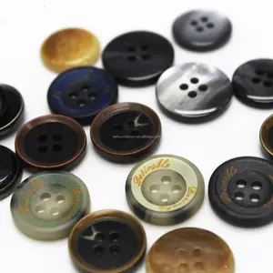 2023 Fashion Custom Design 4 Holes Resin Button Sewing Shirt Buttons For Clothing