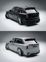 Nouveau kit carrosserie large en fibre de carbone sèche YIKU 2026 style MSY pour Rolls Royce Cullinan : pare-chocs avant/arrière, spoiler, capot