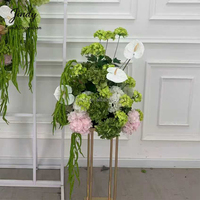 Boules de fleurs artificielles JINDY pour la décoration de scène de mariage, fleurs artificielles pour l'entrée du chemin
