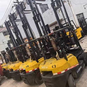 FD2.5/3/4/5/7/10/15/16/25/30-Ton <b>Used</b> Diesel TCM FD30 FD50 FD70 FGZN30 Forklift with Three Master for WAREHOUSE - Product Image 5
