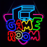 Lampu Neon LED Fleksibel Silikon Tahan Air IP67 untuk Dekorasi Dinding Ruang Game, Warnet, Bar, dan Seni Dinding Kustom