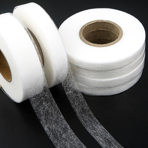 Cinta termoadhesiva de doble cara para dobladillos, tipo entretela no tejida fusible por calor, de proveedor de fábrica chino - Product Image 1
