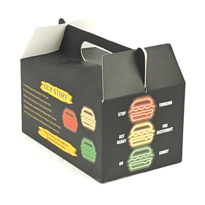 Boîtes en carton personnalisées pour la restauration rapide à emporter, pop-corn, nuggets, emballage pour ailes rôties, poulet frit et frites, en papier - Product Image 5