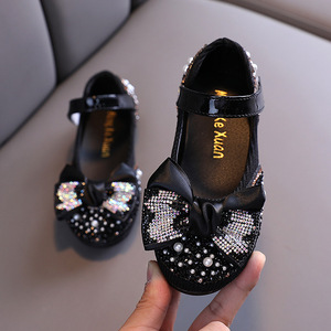Nuovi Arrivi: Scarpe Eleganti in Pelle per Bambine, Scarpe <span class=keywords><strong>da</strong></span> Principessa con Paillettes, <span class=keywords><strong>Sandali</strong></span> per Neonati e Bambini - Product Image 4