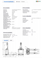 Chariot élévateur AGV pour entrepôt de 1500 kg, manutention de matériaux, allée étroite, chariot à palettes laser SLAM CBD16