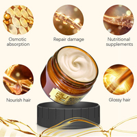 Masque capillaire traitant magique PURC original en gros, huile d'argan, nourrissant, lissant, masque capillaire doux, réparation à la kératine