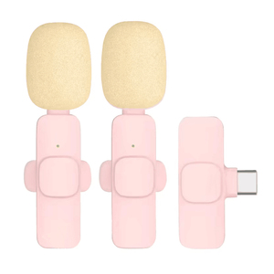 Mini micrófono de solapa Lavalier inalámbrico profesional para iPhone Android para grabación de vídeo de YouTube tipo C K9 ruido - Product Image 5