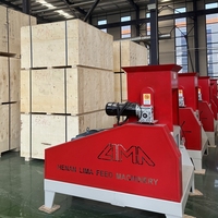 Extrudeuse commerciale LIMA 500 kg/h pour aliments flottants et coulants pour poissons, machine de fabrication d'aliments pour animaux de compagnie