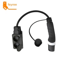 Câble de décharge personnalisable Feyree 16A 3,5 kW avec prise de chargeur de véhicule électrique de type 2, prise EU pour voiture électrique de marque MG