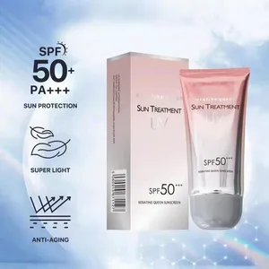 Fabrik preis Handelsmarke Anti Sonnenbrand Sonnenschutz Hautpflege Bio Wasserdicht White ning Sonnenschutz SPF 50 Sonnenschutz creme