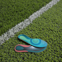 Semelles intérieures de chaussures de football plaquées fibre de carbone à rebond élevé Coussinets de chaussures en EVA légers antidérapants Crampons de football élastiques Inserts de chaussures
