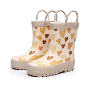 <span class=keywords><strong>Bottes</strong></span> de pluie pour tout-petits imprimées et mignonnes, <span class=keywords><strong>bottes</strong></span> <span class=keywords><strong>en</strong></span> <span class=keywords><strong>caoutchouc</strong></span> imperméables pour enfants avec poignées faciles à enfiler pour les jeux <span class=keywords><strong>en</strong></span> extérieur sous la pluie - Product Image 4