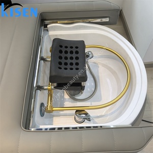 KISEN Lit de massage électrique pour shampoing, Spa capillaire japonais, Thérapie aquatique, Fauteuil de coiffeur, Mobilier de salon de beauté et de lavage de cheveux - Product Image 4