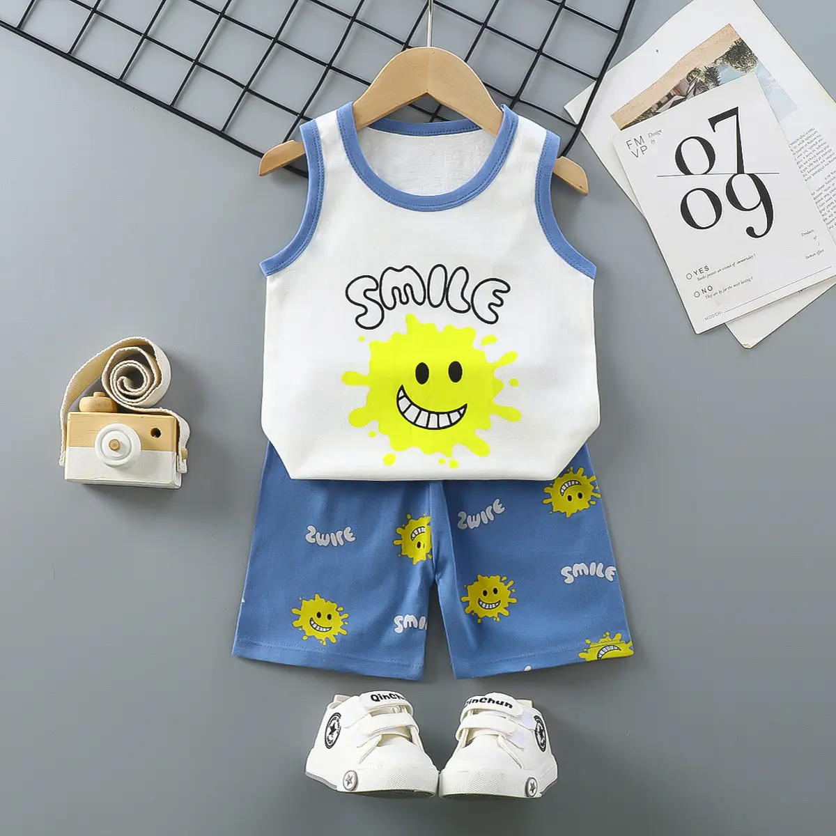 Summer children's t-shirt shorts sets boy girl baby clothing sets wholesale kids clothes newborn clothes sets