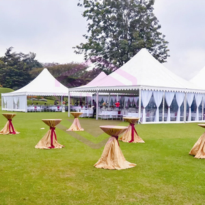 Style africain 5x5M Événements en plein air Foire commerciale Exposition Auvent <span class=keywords><strong>Tente</strong></span> Maison préfabriquée Banquet Mariage Pagode <span class=keywords><strong>Tente</strong></span> Gazebo Tentes - Product Image 5
