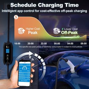 feyree 16A 1 Phase 3.5kW AC Type 2 Portable EV Charger Model 2 Home Charging with <b>WIFI</b> APP Smart Control <b>Travel</b> Charger - Product Image 6