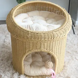 JY espuma impermeable gatos y perros felpa Dropship sofá fresco personalizado grande calentado Gel dormir cueva cama para mascotas - Product Image 5